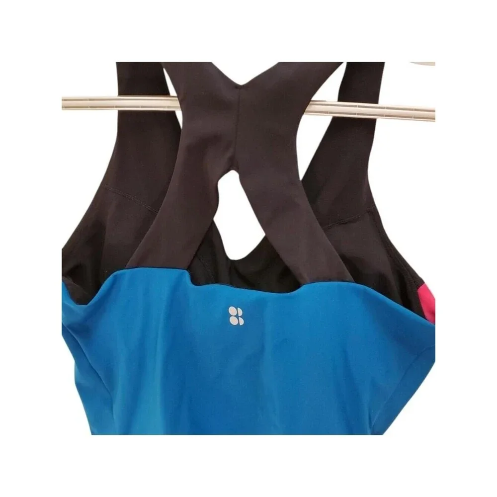 Sweaty Betty Workout Tank Top Racerback Colorblock Athletic Activewear L